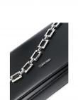 CALVIN KLEIN sieviešu melna soma pār plecu ARCHIVAL CHAIN SHOULDER BAG