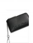 CALVIN KLEIN sieviešu melns maks Set cardholder