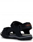 GEOX melnas sandales zēniem BOREALIS SANDALS