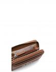 MICHAEL KORS sieviešu brūns maks Jet set small logo card case