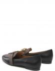 MICHAEL KORS sieviešu brūni zempapēžu apavi  Rory leather logo loafer