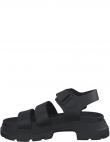S. OLIVER sieviešu melnas sandales SANDALS