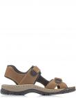 RIEKER vīriešu brūnas sandales SANDALS