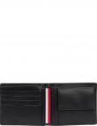 TOMMY HILFIGER vīriešu melns maks Corporate cc and coin wallets