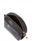 TOMMY HILFIGER sieviešu melna soma Life half moon camera bag