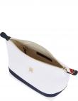 TOMMY HILFIGER sieviešu zila kosmētikas soma Poppy washbag stripes