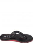 TOMMY HILFIGER vīriešu melnas pludmales čības Massage footbed beach sandal