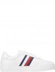 TOMMY HILFIGER vīriešu balti ikdienas apavi Premium cupsole mono shoe
