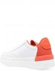 TOMMY HILFIGER sieviešu balti ikdienas apavi FEMININE SNEAKER WITH POP