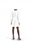 Tommy Hilfiger sieviešu balta kleita LADDER LACE SHORT DRESS