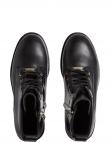 CALVIN KLEIN sieviešu melni zābaki Sole combat boot wl