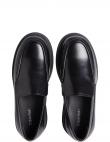 CALVIN KLEIN sieviešu melni loafer stila apavi Pitched loafer