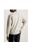 CALVIN KLEIN JEANS viegls vīriešu džemperis Institutional crew neck