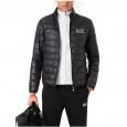 ES7 vīriešu melnā dūnu jaka Down jacket