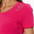 EA7 sieviešu rozā t-krekls ar īsām piedurknēm T-shirt