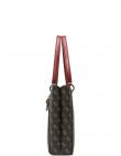 GUESS sieviešu brūna rokassomiņa HANDBAG SATCHEL