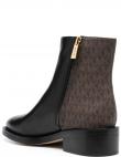 MICHAEL KORS sieviešu melni zābaki REGAN FLAT BOOTIE