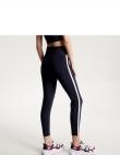 TOMMY HILFIGER sieviešu zila siksna Hw split tape legging 7/8