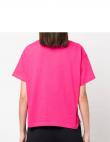 TOMMY HILFIGER sieviešu rozā t-krekls ar īsām piedurknēm Mrdn rlx bright hilfiger c-nk 