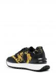 VERSACE JEANS CUTURE sieviešu melni ikdienas apavi New spike  sneakers