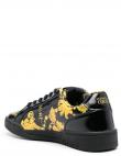 VERSACE JEANS CUTURE vīriešu melni ikdienas apavi Brooklyn  sneakers