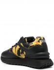 VERSACE JEANS CUTURE vīriešu melni ikdienas apavi New spike  sneakers