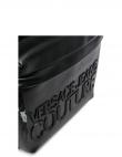 VERSACE JEANS CUTURE vīriešu melna mugursoma Tactile logo  zaino backpack