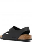 BIRKENSTOCK sandales vīriešiem - sievietēm, Melna, Milano BF sandals