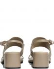 CALVIN KLEIN sandales sievietēm, Pelēka, Heel sandal 45 bar