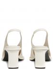 CALVIN KLEIN apavi sievietēm, Krēmīga/Smilšu, Heel slingback pump 70