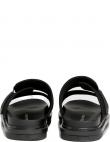 CALVIN KLEIN JEANS čības vīriešiem, Melna, Double bar sandal
