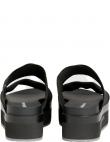 CALVIN KLEIN JEANS čības sievietēm, Melna, Flatform sandal webbing