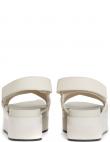 CALVIN KLEIN JEANS sandales sievietēm, Krēmīga/Smilšu, Flatform sandal sling