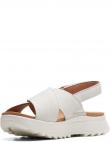 CLARKS sandales sievietēm, Balta, DashLite Wish sandals