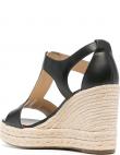 MICHAEL KORS sandales sievietēm, Melna, Berkley mid wedge