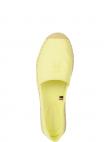 TOMMY HILFIGER kurpes sievietēm, Dzeltena, Embroidered flat espadrille