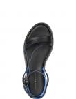 TOMMY HILFIGER sandales sievietēm, Melna, Strap platform sandals