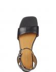 TOMMY HILFIGER sandales sievietēm, Melna, Hardware flat sandal