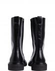 CALVIN KLEIN zābaki sievietēm, Melna, Flat mid lace up boot