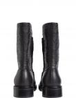 CALVIN KLEIN zābaki sievietēm, Melna, Flat ankle boot mono mix