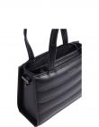 CALVIN KLEIN plecu soma sievietēm, Melna, Line quilt mini tote