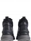 CALVIN KLEIN JEANS zābaki sievietēm, Melna, Wedge runner lace up booties