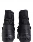 CALVIN KLEIN JEANS sieviešu zābaki ar apsildi, Melna, Vulc flatform snow boot