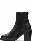 CLARKS zābaki sievietēm, Melna, Cassiano booties