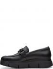 CLARKS loafer stila apavi sievietēm, Melna, Loriini loafers