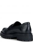 GEOX kurpes sievietēm, Melna, Iridea loafers