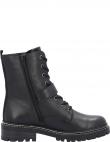 REMONTE zābaki sievietēm, Melna, Ladies mid height boots