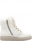 REMONTE zābaki sievietēm, Balta, Ladies mid height boots