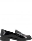 REMONTE loafer stila apavi sievietēm, Melna, Ladies shoes
