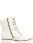 REMONTE zābaki sievietēm, Balta, Ladies mid height boots